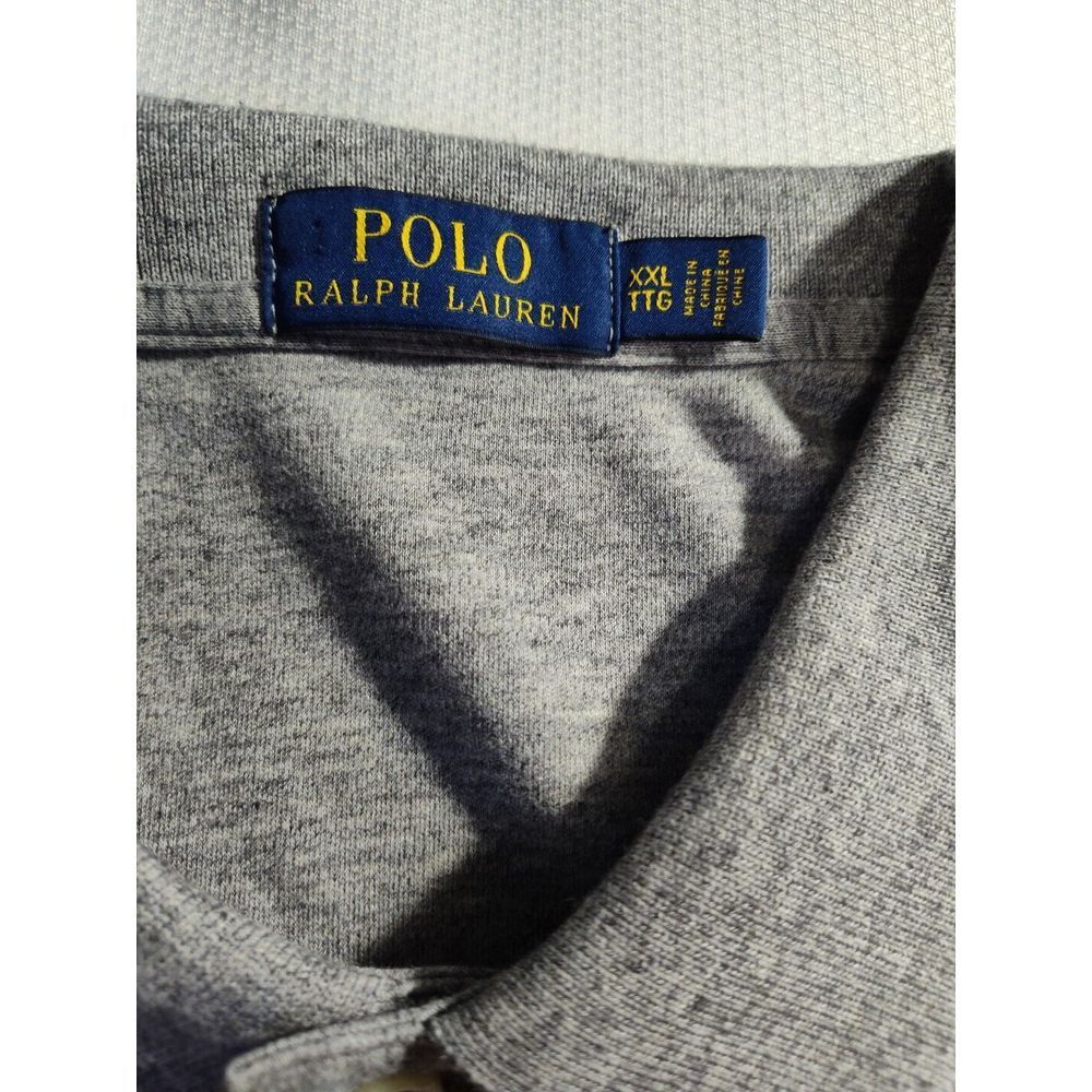 Ralph Lauren Performance Polo Shirt Mens XXL Gray Classic Fit 739 - Picture 4 of 7